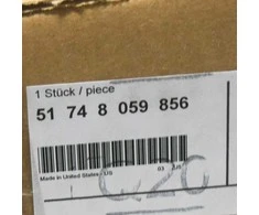 BMW X6 F16 Dešinės Bremso Oro Duktas Originalus 51748059856