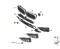 BMW X6 F16 Vaizdo Kameros Sistemos Originalus 51118060892