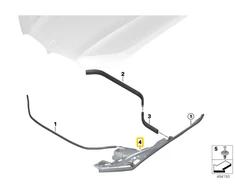 BMW X7 G07 Dešinės Pusės Panelės Antspaudas Originalus 51767469502