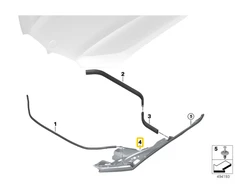 Bmw X7 G07 Kairiojo Pusės Panelės Antžemis Originalus 51767469501