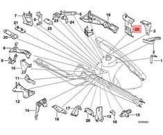 BMW Z3 E36 Aušinimo Skysčio Išsiplėtimo Bakelio Laikiklis Originalus 41008407373