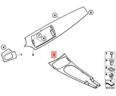 Bmw Z4 E85 E86 Medinis Dekoratyvinis Priedas Originalus 51167918329