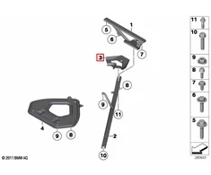BMW Z4 E89 Apsaugos Kilpos Galinis Originalus 51647212831