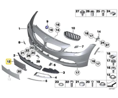 BMW Z4 E89 Numerio Lento Palaikas Originalus 51117192165