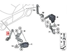 Bmw Z4 E89 Valdymo Stangos Originalus 37146783206