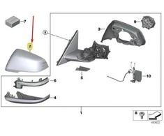 Bmw Z4 G29 Kairys Pagrindas Dangtelis Originalus 51169465511