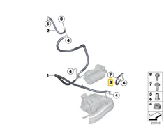 Bmw Žemės Kabelis F20 F21 F30 F31 F32 F33 F34 F36 Originalus 12427621168