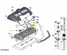 BMW Žvakės Vamzdelis Originalus 11127575422