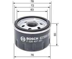 BOSCH alyvos filtras F026407251 11427696110