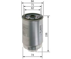 BOSCH degalų filtras F026402176 8D0127435