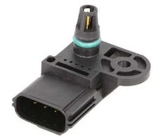 Bosch Įsiurbimo kolektoriaus slėgio jutiklis Ford Ranger Mondeo Fiesta Focus Galaxy S-Max Transit Volvo S40 V50 S80 C30 V70 6M51 8V2Q9F593AA 8V2Q9F593AB