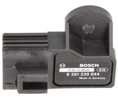 Bosch Įsiurbimo kolektoriaus slėgio jutiklis Ford Ranger Mondeo Fiesta Focus Galaxy S-Max Transit Volvo S40 V50 S80 C30 V70 6M51 8V2Q9F593AA 8V2Q9F593AB