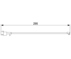Bosch Įspėjamasis Kontaktas IVECO Daily IV V 35C12 35S12 35C13 35S13 35C15 35S15 35C17 35S17 9687105080 9687105081
