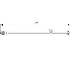 Bosch Įspėjamasis Kontaktas Porsche 911 997 3.6 Carrera 4 Boxster 987 Cayman 987 5W0 941 431 A 5W0 941 431 B