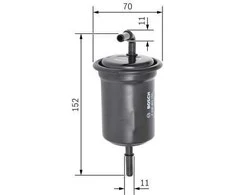Bosch Kuro Filtras Toyota Land Cruiser Prado 120 Hilux VII 90915 YZZD1 90915 YZZD2