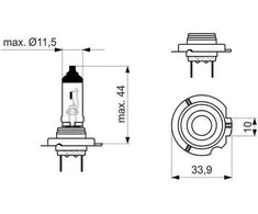 BOSCH lemputė 1987302091 64180L