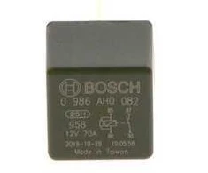 BOSCH relė, kaitinimo žvakių sistema 0986AH0082 191927841