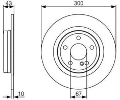 Bosch Stabdžių diskas Mercedes Benz Slk R172 200 250 300 350 SLC 180 200 250d 300 A 000 420 19 10 A 000 420 19 11
