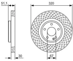 Bosch Stabdžių Diskas Infiniti Q30 QX30 Mercedes-Benz A B CLA GLA 0002568002 0002568003