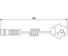 Bosch Stabdžių Trinkelių Nusidėvėjimo Jutiklis Mercedes Benz M Klasė ML 500 ML 400 CDI ML 230 ML 320 ML 350 0003381011 000338101184 000338101185