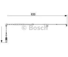 BOSCH stabdžių trinkelių nusidėvėjimo jutiklis Land Rover Range Rover Iii (l322) 1987473579