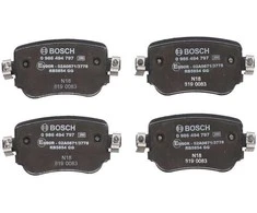 BOSCH stabdžių trinkelių rinkinys, diskinių stabdžių rinkinys 0986494797