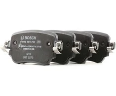 BOSCH stabdžių trinkelių rinkinys, diskinių stabdžių rinkinys 0986494797