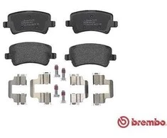 "Brembo" P24078 galinių stabdžių trinkelės, nerūdijančio plieno keraminės, 4 vnt.