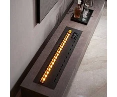 Cann 3D simuliacija LED elektrinis židinys 240x24x17cm