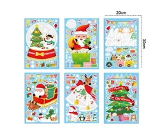 CANN Kalėdiniai langų lipdukai 6vnt NYstickers
