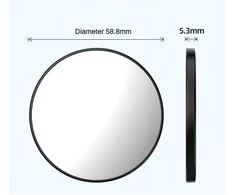 CANN magnetinis selfie veidrodis iPhone ir Android su MagSafe, 58,8 mm, baltas