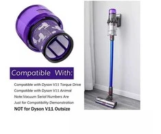 Cann Pakaitinis dulkių siurblio filtras, tinkamas Dysons V11 SV14 serijos belaidžiams dulkių siurbliams