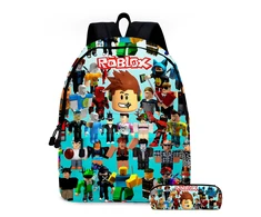 Cann ROBLOX mokyklinės kuprinės ir pieštukinės rinkinys