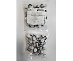 Carso BMW MINI VW VW PORSCHE apdailos interjero spaustukai su poveržlėmis 50 vnt. 51410407984