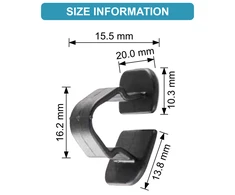 Carso VW Audi SEAT Skoda Kapoto izoliacijos laikiklis 20 vnt. 1H5863849