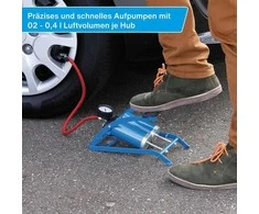 Cartrend vieno cilindro pėdų siurblys | 7 barai | 0,4 l/žingsnis | su adapteriais