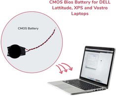 CMOS nešiojamojo kompiuterio baterija, skirta DELL Latitude ir XPS nešiojamiesiems kompiuteriams
