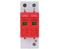 CNC AC viršįtampių ribotuvas, 2P, B klasės, 30-60 kA, 385VAC