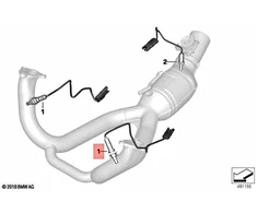 Deguonies Sensorius BMW R 1200 GS R 1250 GS Originalus 11788393838