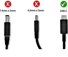 "Dell" nešiojamojo kompiuterio įkroviklis 130W USB-C