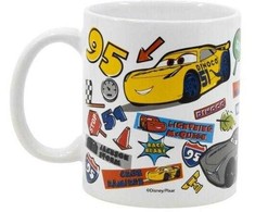 "Disney Cars" lipdukai porcelianinis puodelis 325 ml dovanų dėžutėje