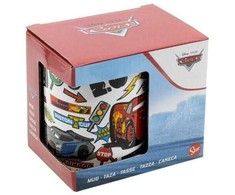 "Disney Cars" lipdukai porcelianinis puodelis 325 ml dovanų dėžutėje