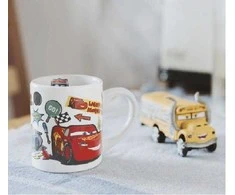 Disney Cars porceliano puodelis 235 ml dovanų dėžutėje
