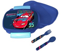 "Disney Cars" sumuštinių dėžutės stalo įrankių rinkinys