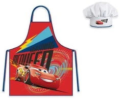 "Disney Cars" vaikiška 2 dalių prijuostė