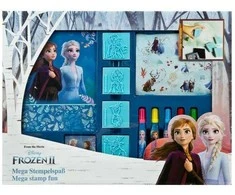 "Disney Frozen" antspaudų ir piešinių rinkinys
