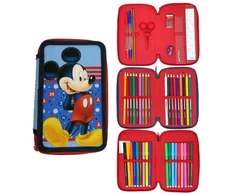 Disney Mickey užpildytas penalas, 3 skyriai