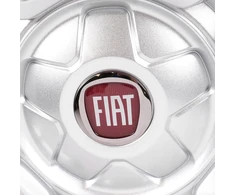 FCA Fiat 15" Ratlankio Dangtelis Sidabrinis Originalus 735650524