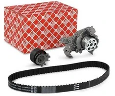 febi bilstein Vandens siurblio ir paskirstymo diržo komplektas RENAULT CLIO II (BB_, CB_) DACIA 7701476745