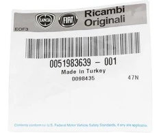 Fiat Doblo Cargo Ratlankas 16 Colias Sidabras FCA Originalus 51983639